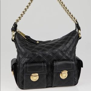 Marc Jacobs
Quilted Multi-pocket Black Calfskin Leather Hobo Bag